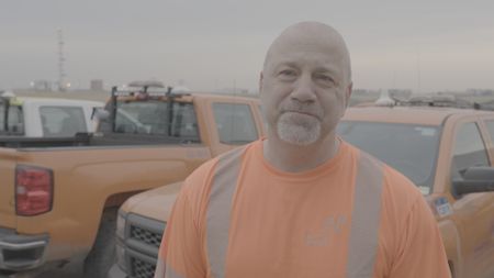 Bones Arruda, Lead Hand, Surface Maintenance at Toronto Pearson. (Arrow International Media Ltd & Cantina Media)