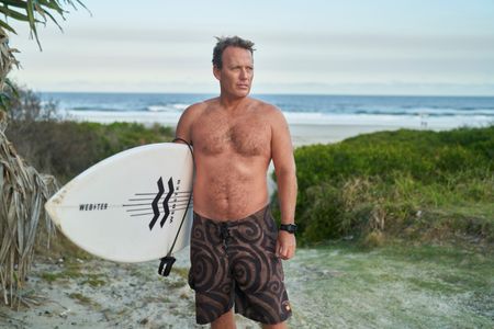 Lee Jonsson at Shelly Beach. (National Geographic/Justine Kerrigan)