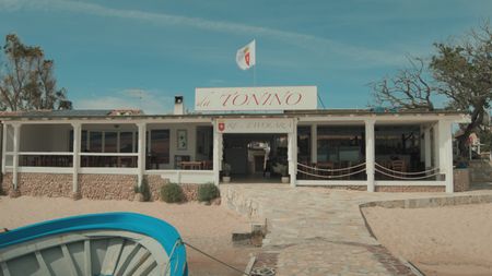 TUCCI IN ITALY - “Sardinia” - Restuarant da Tonino, on the island of Tavolara. (National Geographic)TUCCI IN ITALY