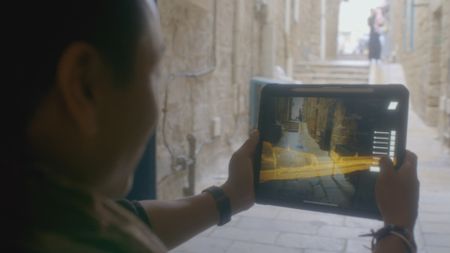 Albert Lin using LiDAR technology. (National Geographic)