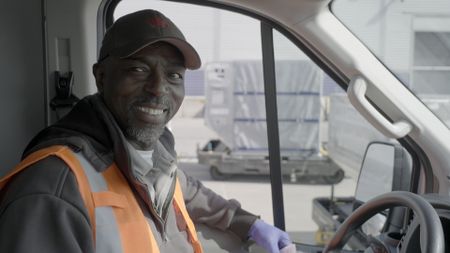Carl McFarlane, Station Attendant - Cargo at Air Canada. (Arrow International Media Ltd & Cantina Media)