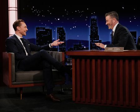 TOM HIDDLESTON, JIMMY KIMMEL
