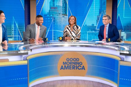 WILL REEVE, MICHAEL STRAHAN, ROBIN ROBERTS, GEORGE STEPHANOPOULOS
