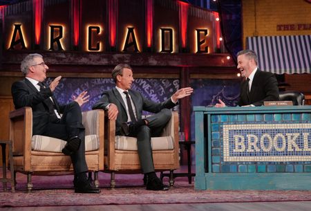JOHN OLIVER, SETH MEYERS, JIMMY KIMMEL