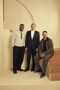 SAQUON BARKLEY, BOB IGER (CHIEF EXECUTIVE OFFICER, THE WALT DISNEY COMPANY), PATRICK MAHOMES