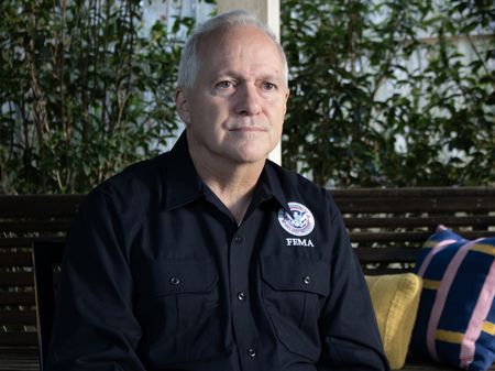 FEMA's Marty Bahamonde recounts his experience during Hurricane Katrina while being interviewed for the production of National Geographic's Katrina: Race Against Time. With emotional accounts of survivors and immersive archival footage, the series reveals Hurricane Katrina as a disaster that was anything but natural. In "The Coming Storm," Hurricane Katrina looms over New Orleans, while residents face a chaotic evacuation. 100,000 are left behind as the city scrambles to hunker down. (National Geographic)