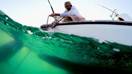Gloucester, MA - Captain Tyler McLaughlin on the Pinwheel. (PFTV)