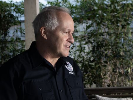FEMA's Marty Bahamonde recounts his experience during Hurricane Katrina while interviewed for the production of National Geographic's Hurricane Katrina: Race Against Time. With emotional accounts of survivors and immersive archival footage, the series reveals Hurricane Katrina as a disaster that was anything but natural. (National Geographic)