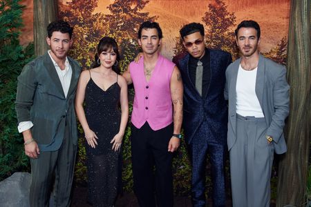 NICK JONAS, ANNA MARIA PEREZ DE TAGLE, JOE JONAS, ROSHON FEGAN, KEVIN JONAS