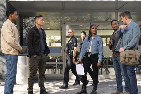 DERIC AUGUSTINE, ERIC WINTER, MEKIA COX, ARJAY SMITH, NATHAN FILLION