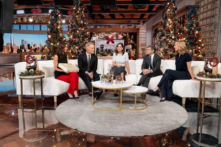 SOPHIE FLAY, JOE BUCK, REBECCA JARVIS, GEORGE STEPHANOPOULOS, LARA SPENCER