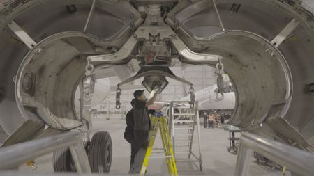 Irving Chevez, Lead Aircraft Maintenance Engineer at Air Canada. (Arrow International Media Ltd & Cantina Media)