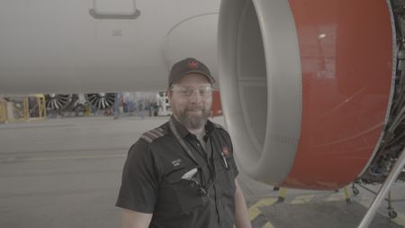 Bryce Elliot, Aircraft Maintenance Engineer at
Air Canada. (Arrow International Media Ltd & Cantina Media)