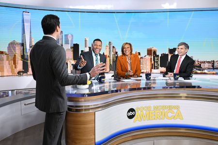 WILL REEVE, MICHAEL STRAHAN, ROBIN ROBERTS, GEORGE STEPHANOPOULOS