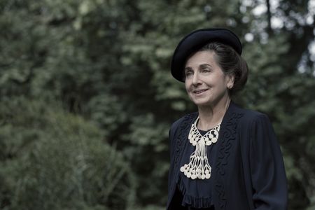 A SMALL LIGHT - Liza Sadovy as Mrs. Stoppelman in A SMALL LIGHT. (Credit: National Geographic for Disney/Dusan Martincek)