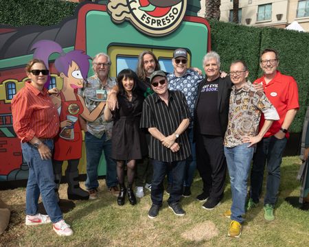 CLAUDIA KATZ, MATT GROENING, LAUREN TOM, DAVID HERMAN, BILLY WEST, JOHN DIMAGGIO, MAURICE LAMARCHE, DAVID X. COHEN, LEE SUPERCINSKI
