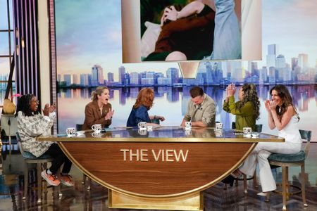 WHOOPI GOLDBERG, SARA HAINES, JOY BEHAR, JOSH DUHAMEL, SUNNY HOSTIN, ALYSSA FARAH GRIFFIN