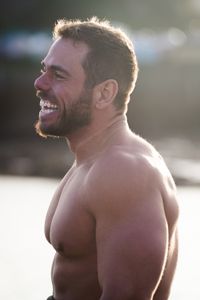 Extreme athlete Ross Edgley takes on 4 remarkable shark challenges. (National Geographic/Nathalie Miles)