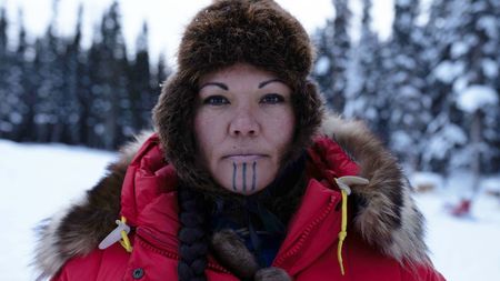 Jody Potts-Joseph hunts caribou and sets marten traps. (National Geographic/Ashton Hurlburt)