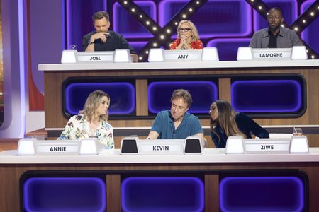 TOP: JOEL MCHALE, AMY SEDARIS, LAMORNE MORRIS
BOTTOM: ANNIE MURPHY, KEVIN NEALON, ZIWE