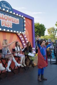 KENZI RICHARDSON, JANICE LEANN BROWN, AYO DAVIS (PRESIDENT, DISNEY BRANDED TELEVISION), MAX MATENKO