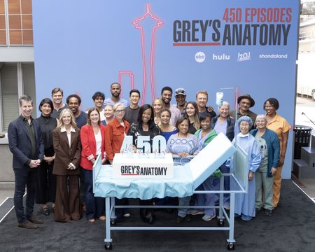 TOP: CRAIG ERWICH (PRESIDENT, DISNEY TELEVISION GROUP), SIMRAN S. SETHI (PRESIDENT, SCRIPTED PROGRAMMING, HULU ORIGINALS, ABC ENTERTAINMENT AND FREEFORM, THE WALT DISNEY COMPANY), CHRIS CARMACK, JASON GEORGE, NIKO TERHO, TREVOR JACKSON, HARRY SHUM JR., KIM RAVER, ANTHONY HILL, JAMES PICKENS JR., KEVIN MCKIDD, LINDA KLEIN (CO-EXECUTIVE PRODUCER), JAMES E. WILLIAMS (LINE PRODUCER)
BOTTOM: KAREY BURKE (PRESIDENT, 20TH TELEVISION), MEG MARINIS (EXECUTIVE PRODUCER), JAICY ELLIOT, BETSY BEERS (EXECUTIVE PRODUCER), SHONDA RHIMES (EXECUTIVE PRODUCER), DEBBIE ALLEN, CAMILLA LUDDINGTON, CHANDRA WILSON, ALEXIS FLOYD,  KATHY C. AN