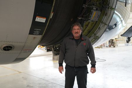 Shawn Bate, Aircraft Maintenance Engineer at Air Canada. (Arrow International Media Ltd & Cantina Media)