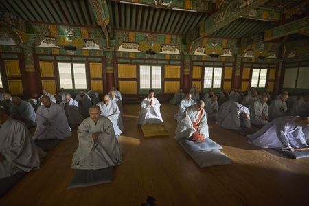 Chris Hemsworth sets out to confront his chronic pain in a bold, immersive journey through South Korea.  Chris visits the Beomeosa Temple in Busan, South Korea. (credit: National Geographic/Evan Paterakis)