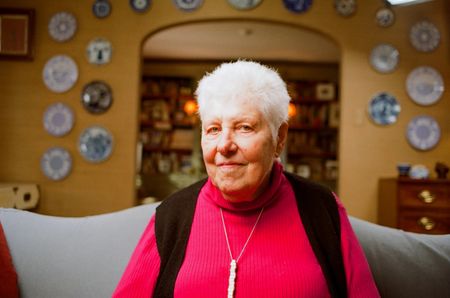 Peggy Simpson poses for a portrait in Dallas, Texas. (National Geographic/Brandon Widener)