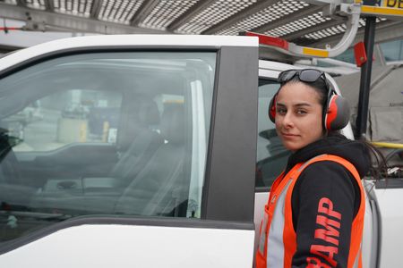 Cassandra Pineda, Lead Station Attendant at Air Canada. (Arrow International Media Ltd & Cantina Media)