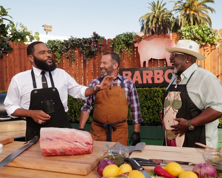 ANTHONY ANDERSON, ADAM PERRY LANG, CEDRIC THE ENTERTAINER (AC BARBEQUE)