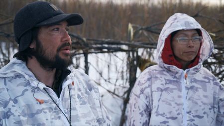 Tig  Strassburg waterfowl hunts with his partner, Louise Moses. (National Geographic)
