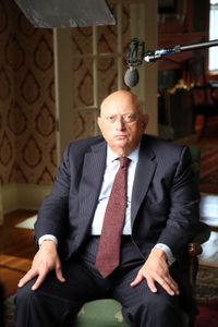 9/11: ONE DAY IN AMERICA - Frank Razanno, a lawyer, was preparing for a court case in a suite on the 19th floor of the Marriott Hotel. He became trapped after the towers collapsed. He was able to escape with the help of firefighter Jeff Johnson. (National Geographic/Stefan Wiesan)