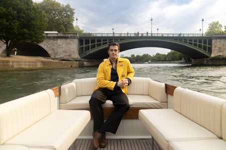 Antoni Porowski takes a boat down the Seine in National Geographic's Best of the World with Antoni Porowski. (National Geographic/Puxan Photo)