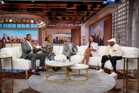 MICHAEL STRAHAN, ROBIN ROBERTS, GEORGE STEPHANOPOULOS, ILFENESH HADERA, SPIKE LEE