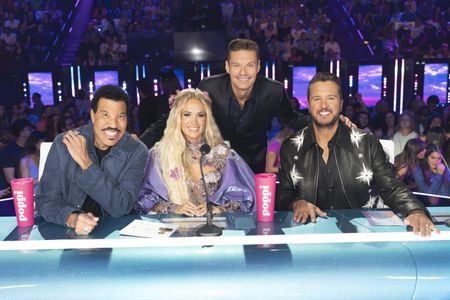 LIONEL RICHIE, CARRIE UNDERWOOD, RYAN SEACREST LUKE BRYAN