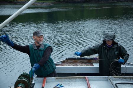 Jiggy Nichols and Gail Sterling commercially fish for salmon. (National Geographic/Wayne Moss)