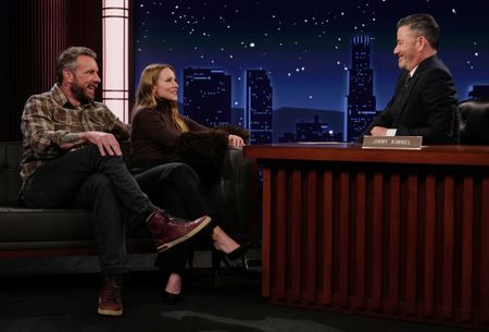 DAX SHEPARD AND KRISTEN BELL, JIMMY KIMMEL 