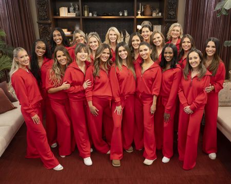 TOP: TAYSHIA ADAMS, ALI FEDOTOWSKY-MANNO, EMILY MAYNARD JOHNSON, JOAN VASSOS, DESIREE SIEGFRIED, REBECCA KUFRIN, HANNAH BROWN, MEREDITH PHILLIPS, DEANNA PAPPAS, ANDI DORFMANBOTTOM: RACHEL RECCHIA, RACHEL LINDSAY, TRISTA SUTTER, KATIE THURSTON, JOJO FLETCHER, TAYLOR FRANKIE PAUL, KAITLYN BRISTOWE, CHARITY LAWSON, ASHLEY HEBERT ROSENBAUM