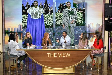 WHOOPI GOLDBERG, SARA HAINES, JOY BEHAR, COLMAN DOMINGO, SUNNY HOSTIN, ALYSSA FARAH GRIFFIN