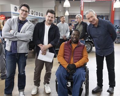 DAN LEVY (CO-EXECUTIVE PRODUCER), JUSTIN MOONEY (WRITER), DARYL "CHILL" MITCHELL, TIM ALLEN