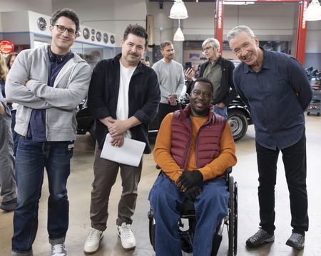 DAN LEVY (CO-EXECUTIVE PRODUCER), JUSTIN MOONEY (WRITER), DARYL "CHILL" MITCHELL, TIM ALLEN