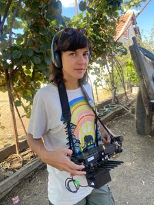 Tamara Kotevska, behind the scenes of The Tale of Silyan. (Credit: Photo courtesy Tamara Kotevska)