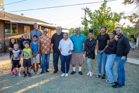 Melody Harrison's family come together at her sister Michelle Harrison's house for a family gathering. (National Geographic/Tom Beard)