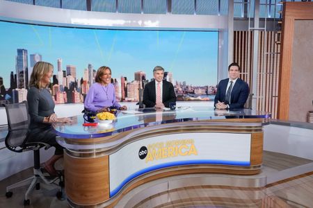 LARA SPENCER, ROBIN ROBERTS, GEORGE STEPHANOPOULOS, WILL REEVE