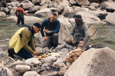 Stanley delves into the complex identity of Italyìs northernmost region, where many speak German as well as Italian. He fly fishes in a glacial river with locals. (credit: National Geographic/Matt Holyoak)
