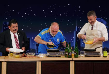  CHEF JOSÉ ANDRÉS,  GUILLERMO RODRIGUEZ, JIMMY KIMMEL 