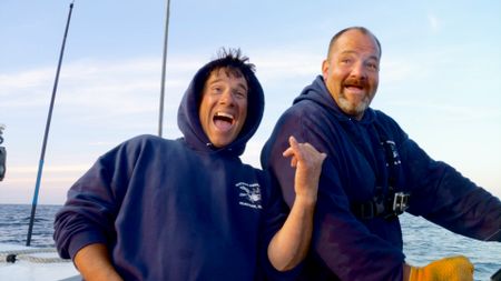 Gloucester, MA - Captain Paul Hebert and First Mate Rick Schrafft aboard the Wicked Pissah. (PFTV)