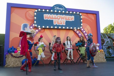 TAYLEN BIGGS, JANICE LEANN BROWN, AYO DAVIS (PRESIDENT, DISNEY BRANDED TELEVISION), MILO MAHARLIKA