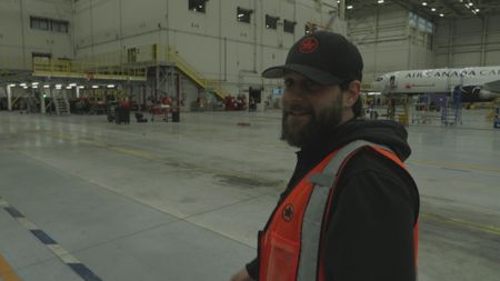 Chris Bekiaris, Lead Aircraft Maintenance Engineer at
Air Canada. (Arrow International Media Ltd & Cantina Media)